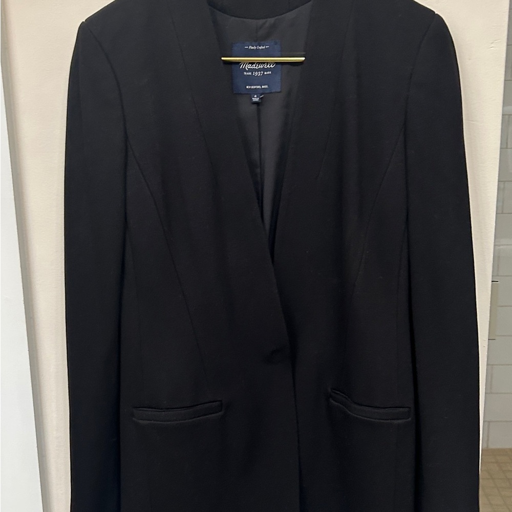 Madewell Classic Black Coat